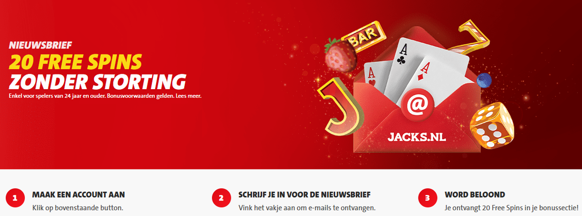 Jacks free spins