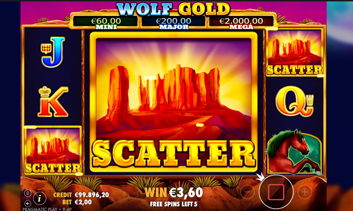 Wolf Gold scatter