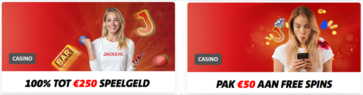 Jacks welkomstbonus