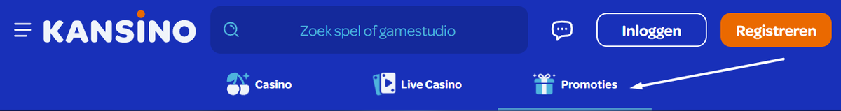 Kansino promoties Kansino bonus
