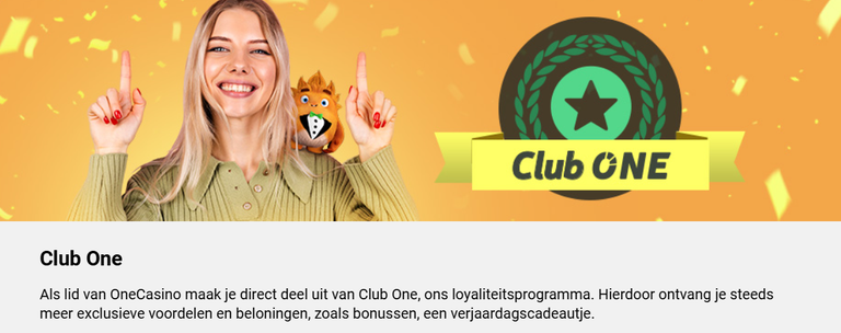 VIP casino bonussen One Casino bonus