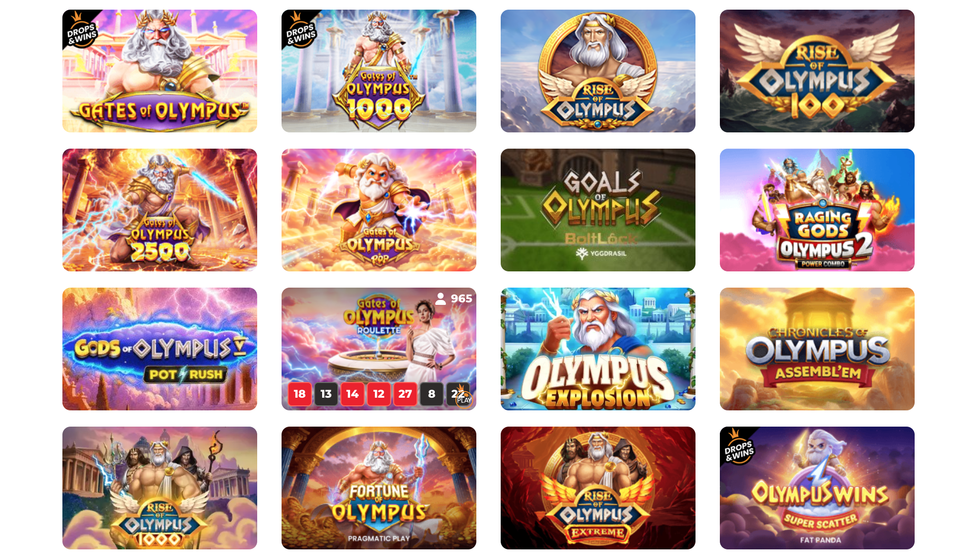 Gates of Olympus-serie slots
