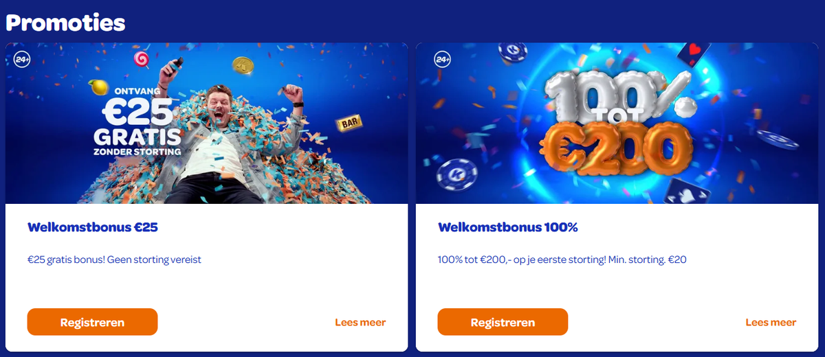 Beste welkomstbonus casino