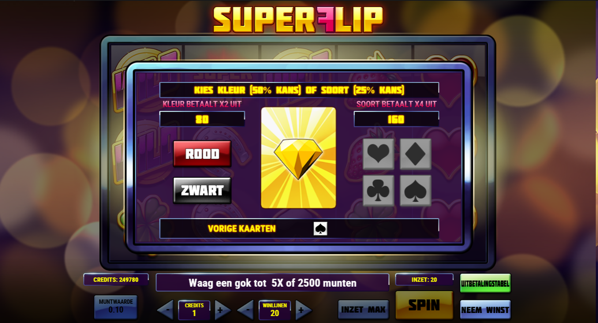 Super Flip kaarten