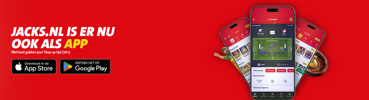 Mobiele bonus van Jacks Casino