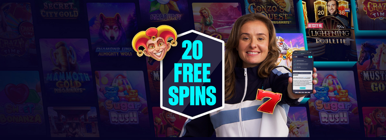 20 free spins