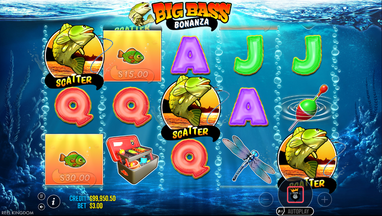 Big Bass Bonanza scatter