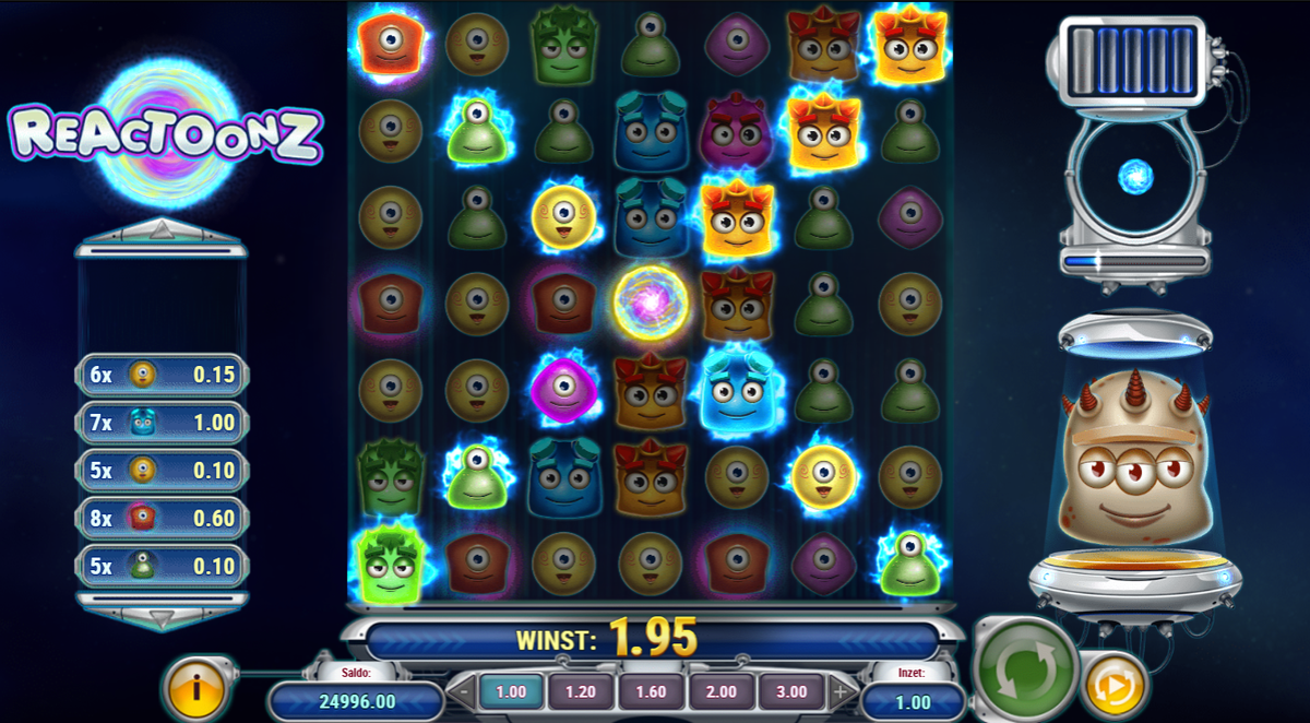 Reactoonz kwantumknaller