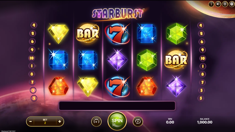 Starburst gokkast