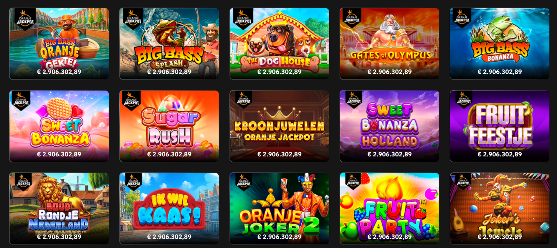 Hommerson online casino jackpots