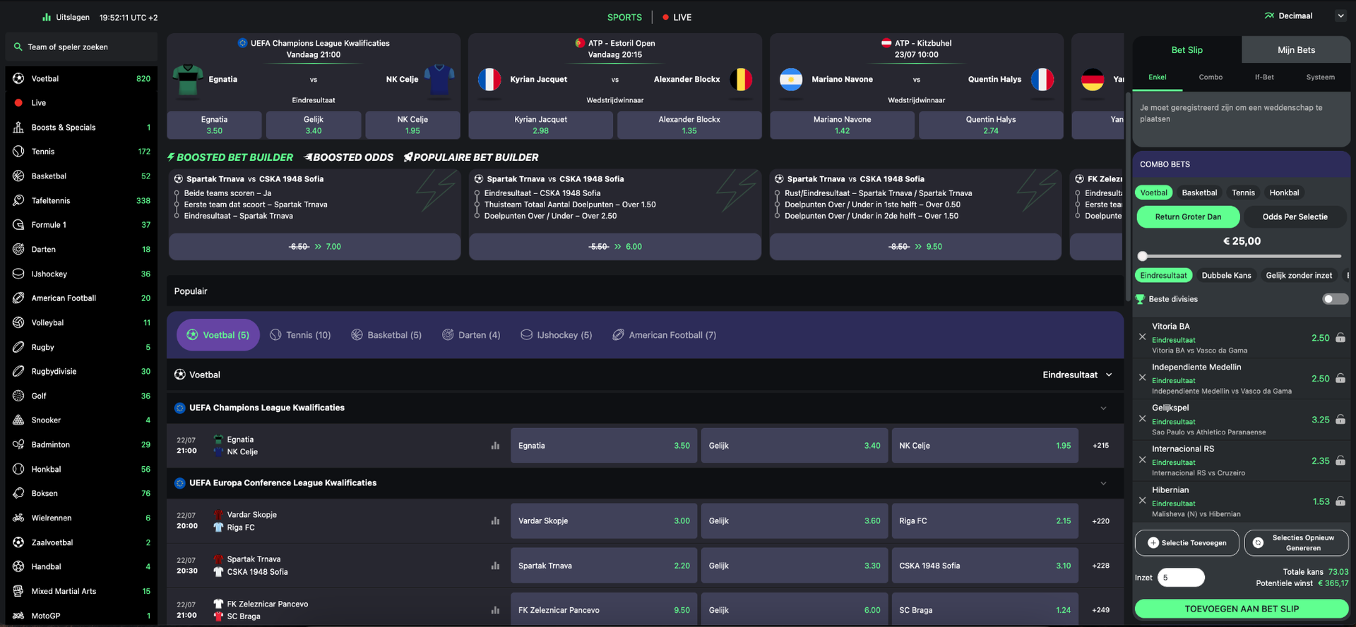 One Casino sportsbook